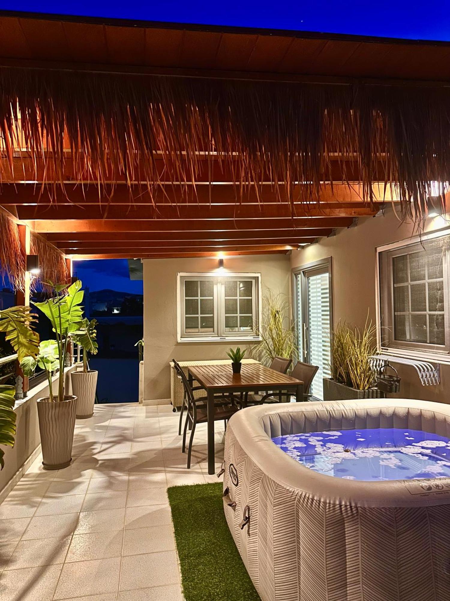 Coral Paradise Luxury Jacuzi & Pool View * Kremastí